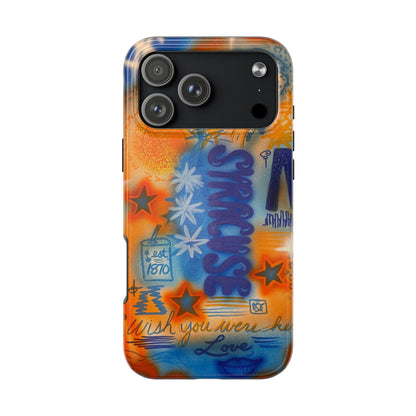 "syracuse" airbrush iPhone case