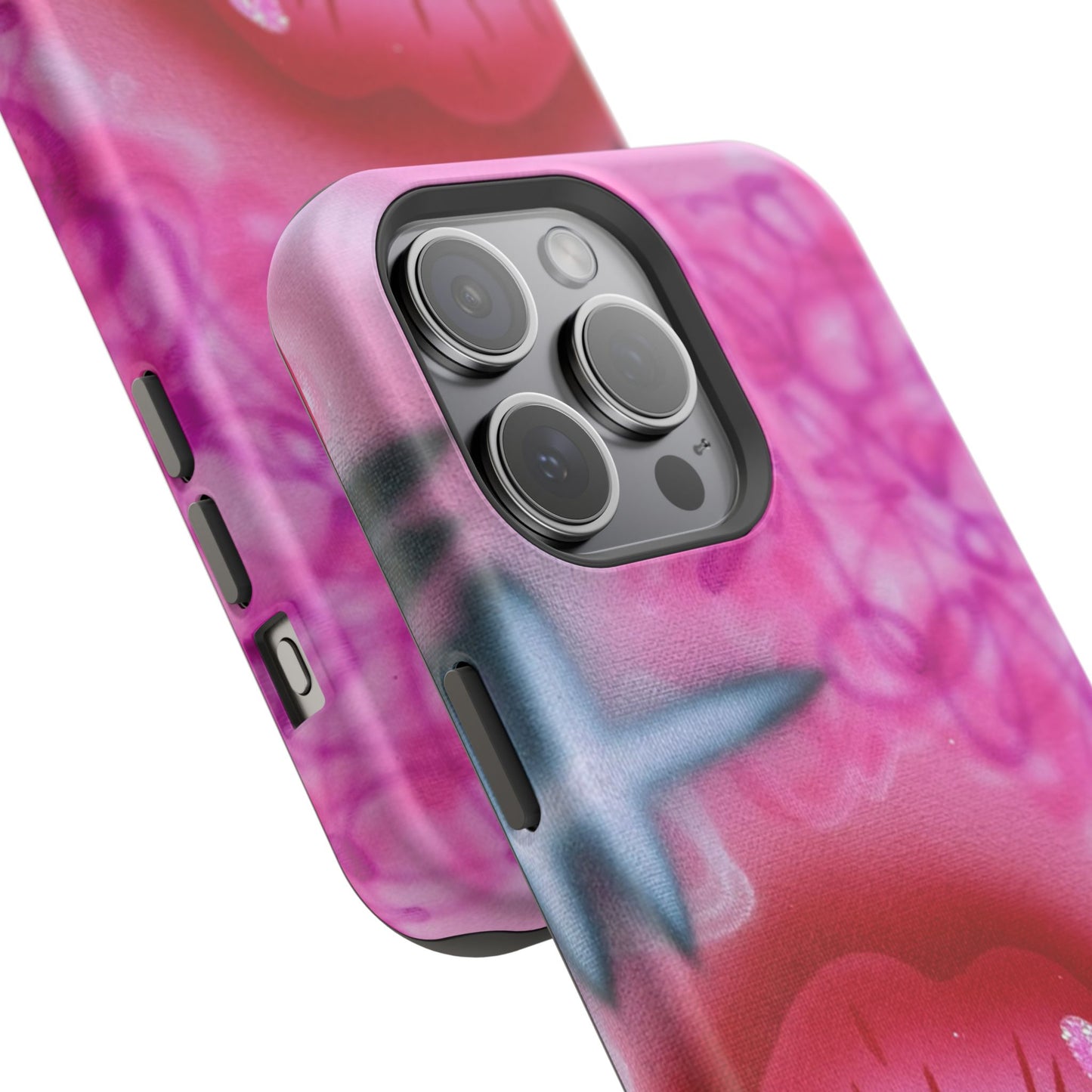 MagSafe limited edition "glitter aura" airbrush iPhone case