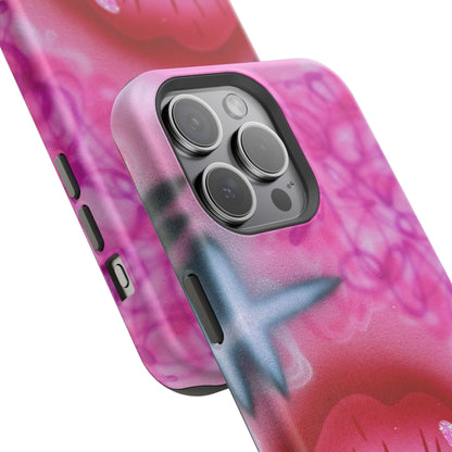 MagSafe limited edition "glitter aura" airbrush iPhone case