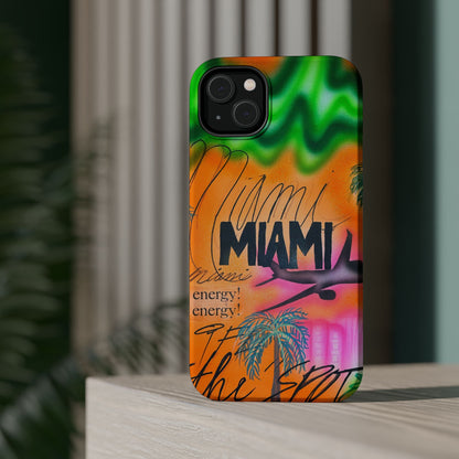 MagSafe "miami, fl" Airbrush iPhone Hülle