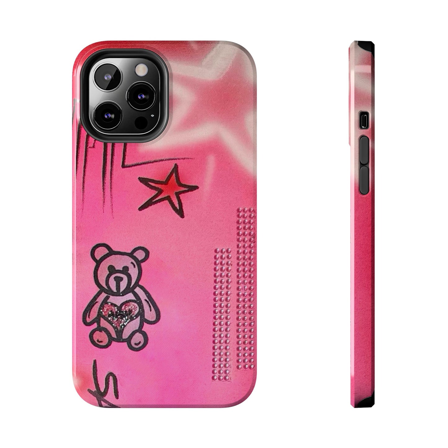 "teddy bear" airbrush iPhone case