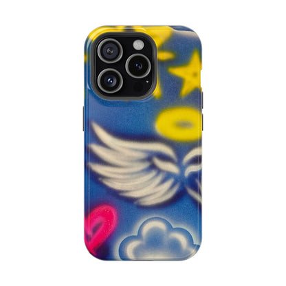 MagSafe "celestial halo" airbrush iPhone case
