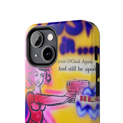 "spiraling thoughts" airbrush iPhone case