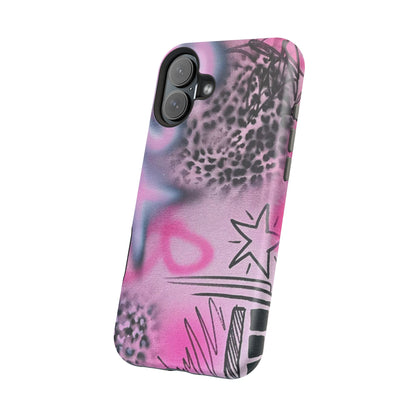 MagSafe "onyx cheetah" Airbrush iPhone Hülle