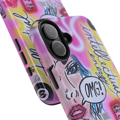 "intellectual energy" airbrush iPhone case
