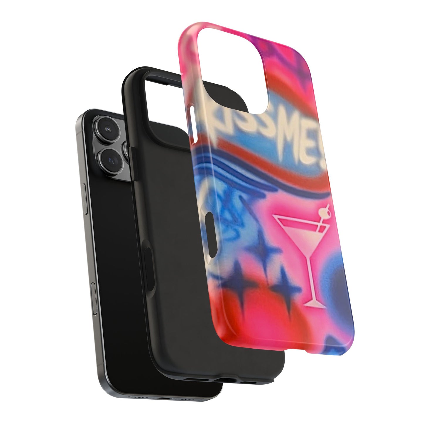 "kiss me pt. 2" airbrush iPhone case