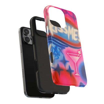 "kiss me pt. 2" airbrush iPhone case