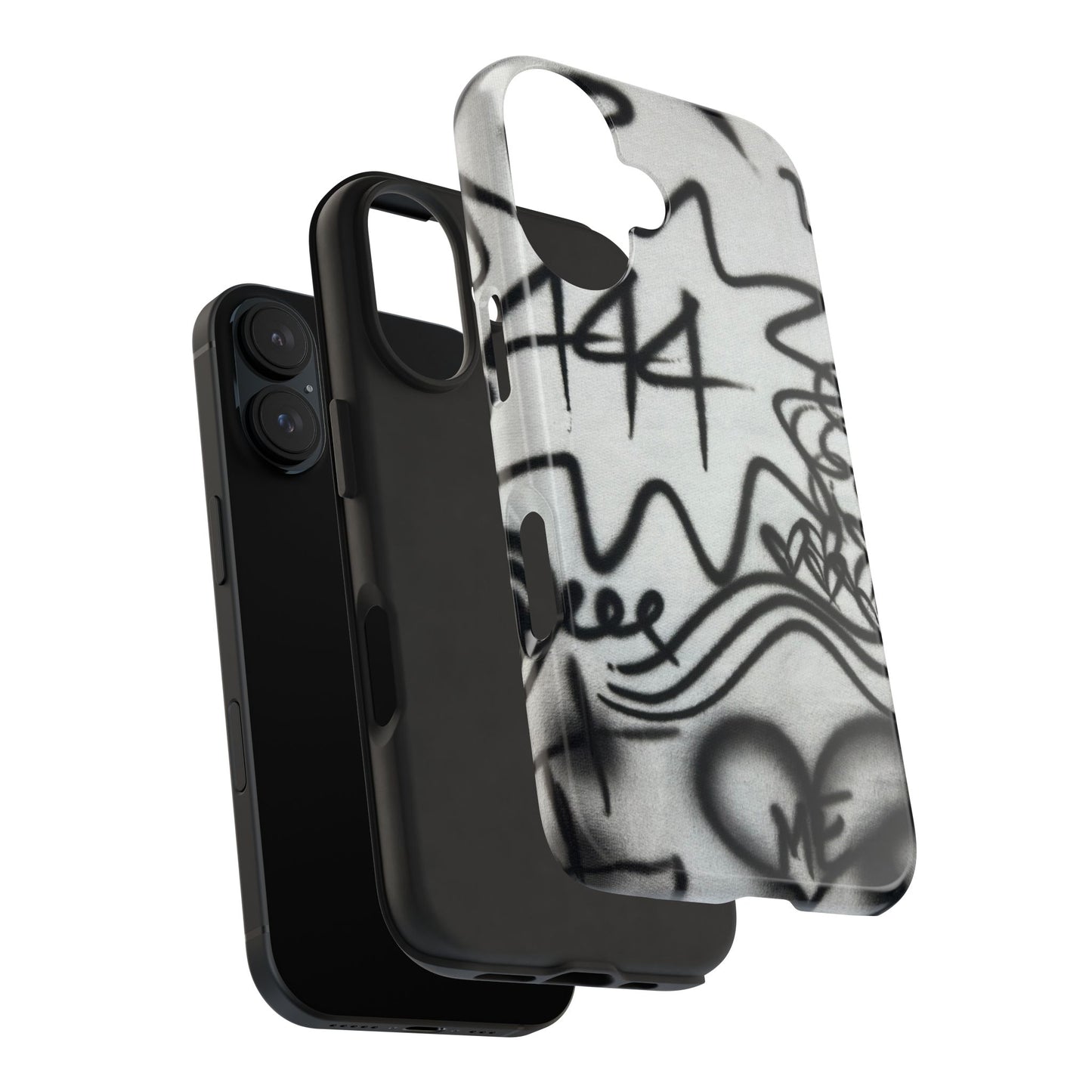 "444” airbrush iPhone case