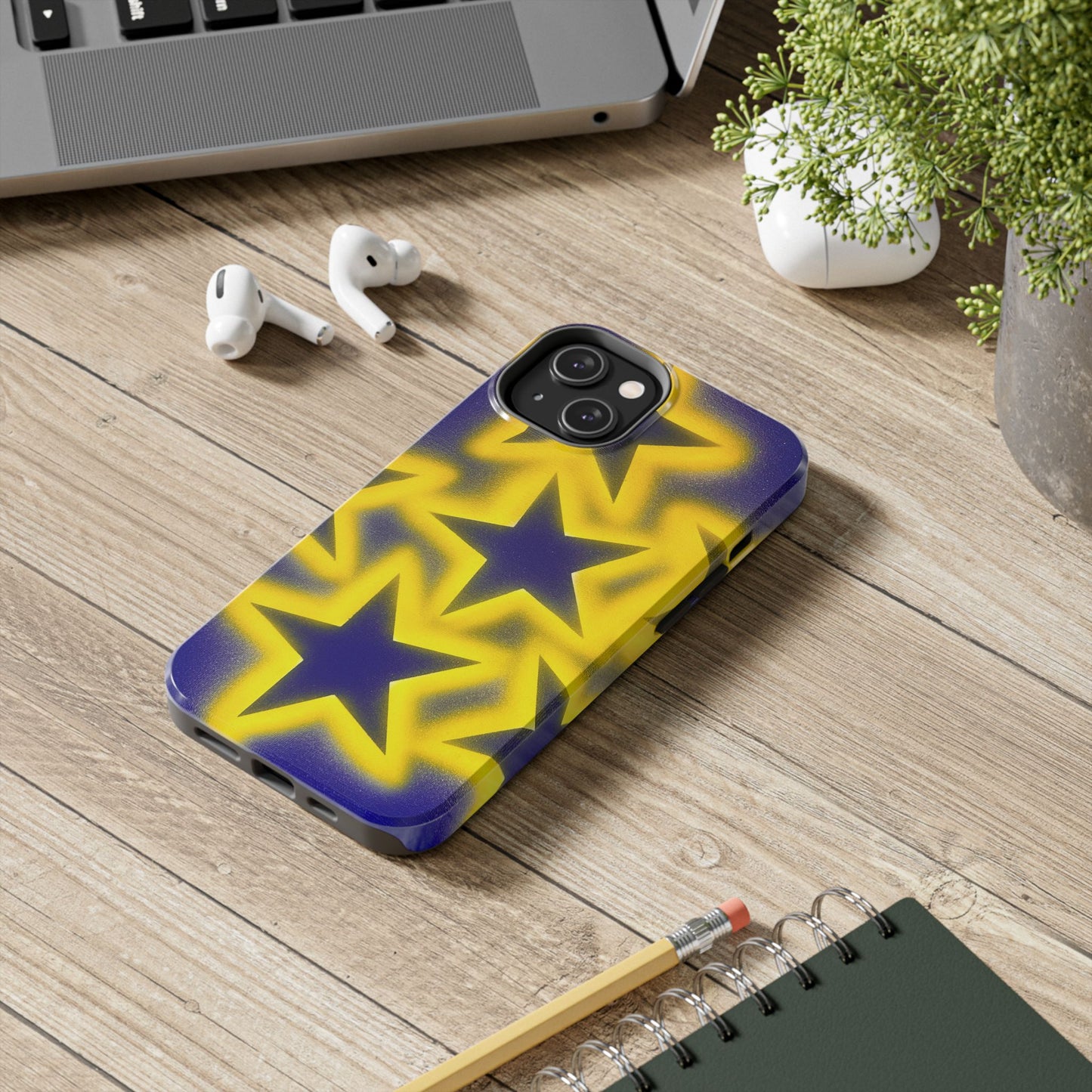 "cosmic crush" airbrush iPhone case