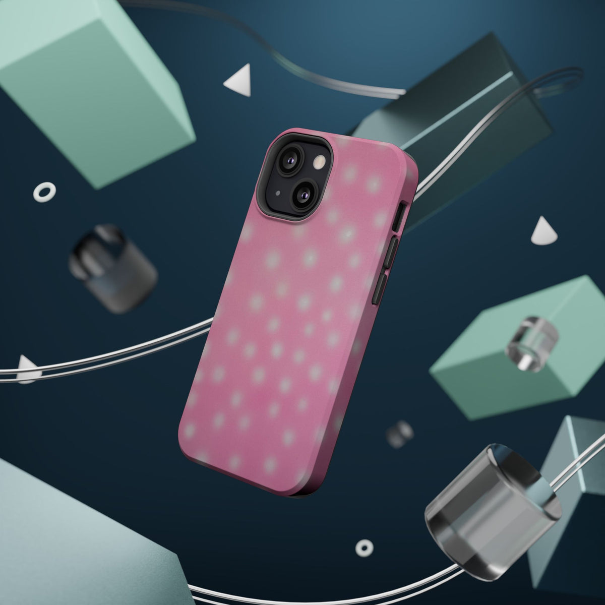 MagSafe "Erdbeerstrudel-Polkadots" Airbrush iPhone Hülle