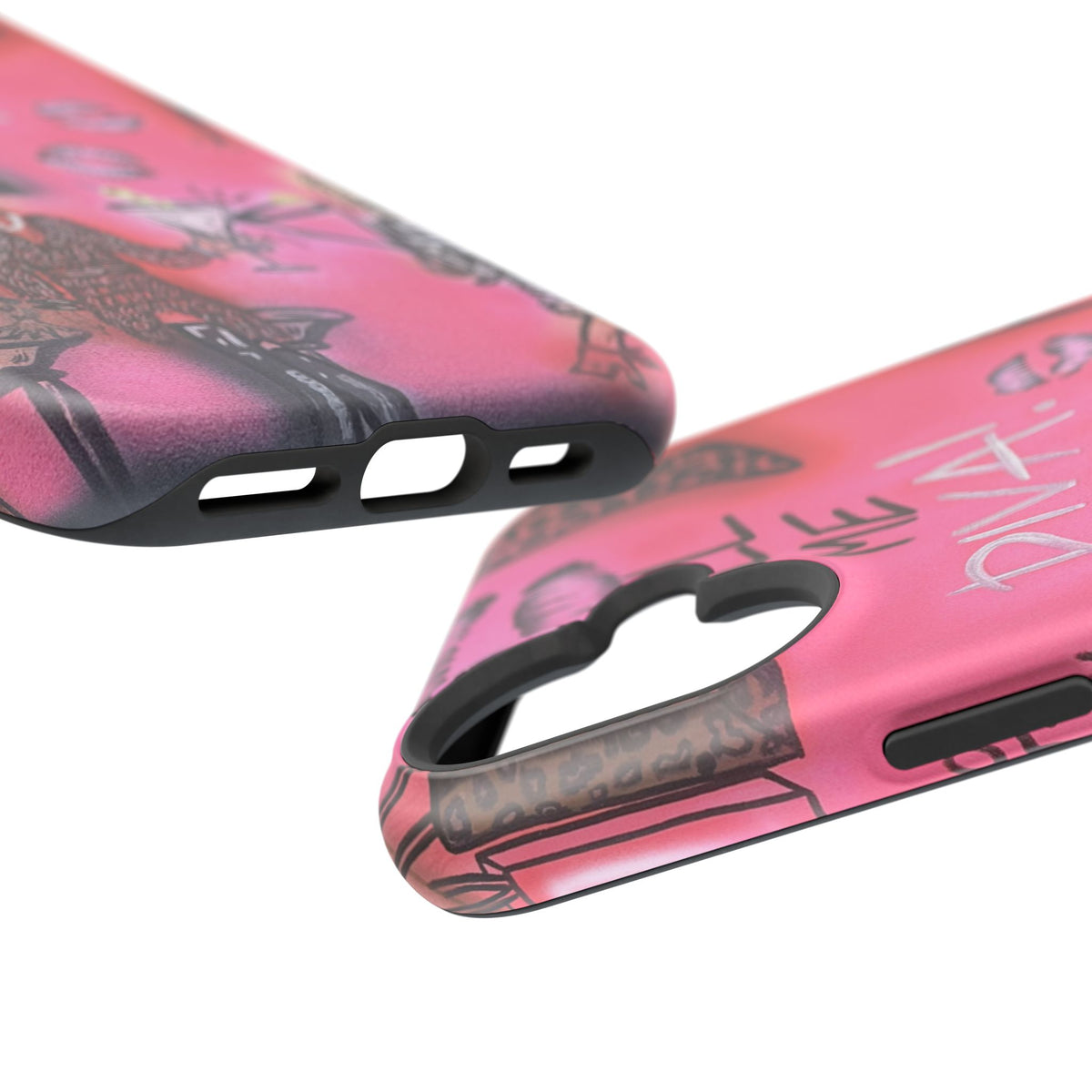 MagSafe "party diva" airbrush iPhone case