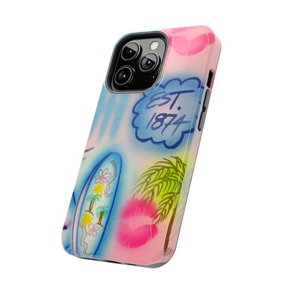 "in the wave" airbrush iPhone case