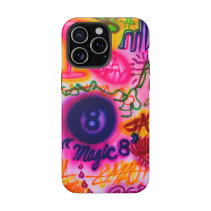 MagSafe "farbenfrohes Chaos" Airbrush-iPhone-Hülle