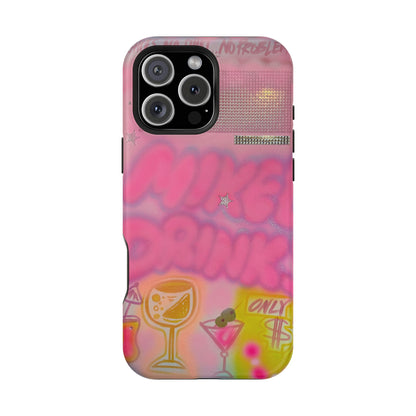 MagSafe "mixed drinks" airbrush iPhone case
