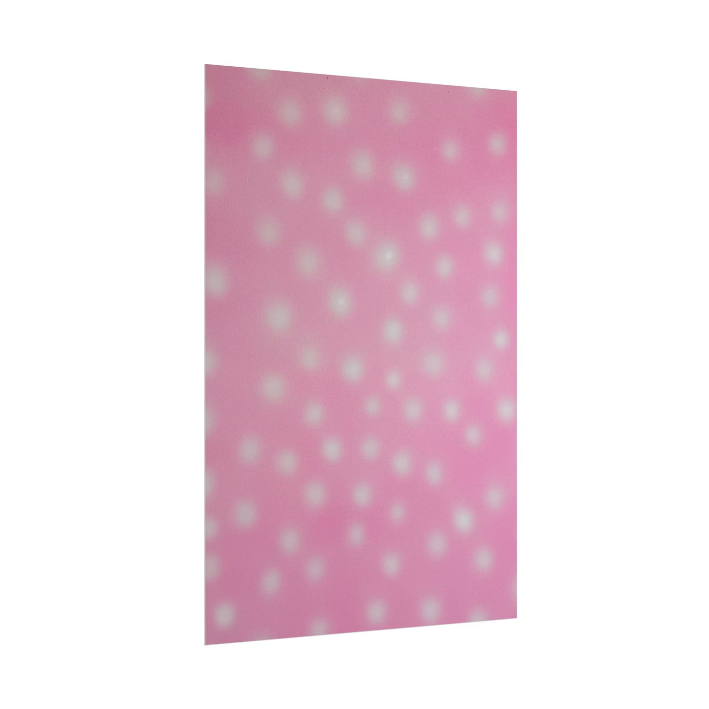 "strawberry swirl polka dot" airbrush rolled print