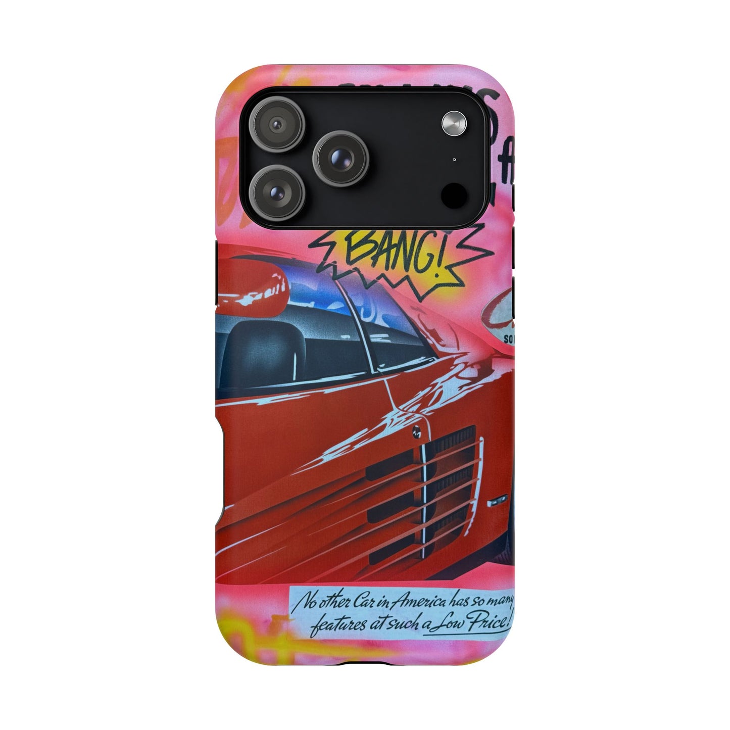 MagSafe "miami momentos" airbrush iPhone case