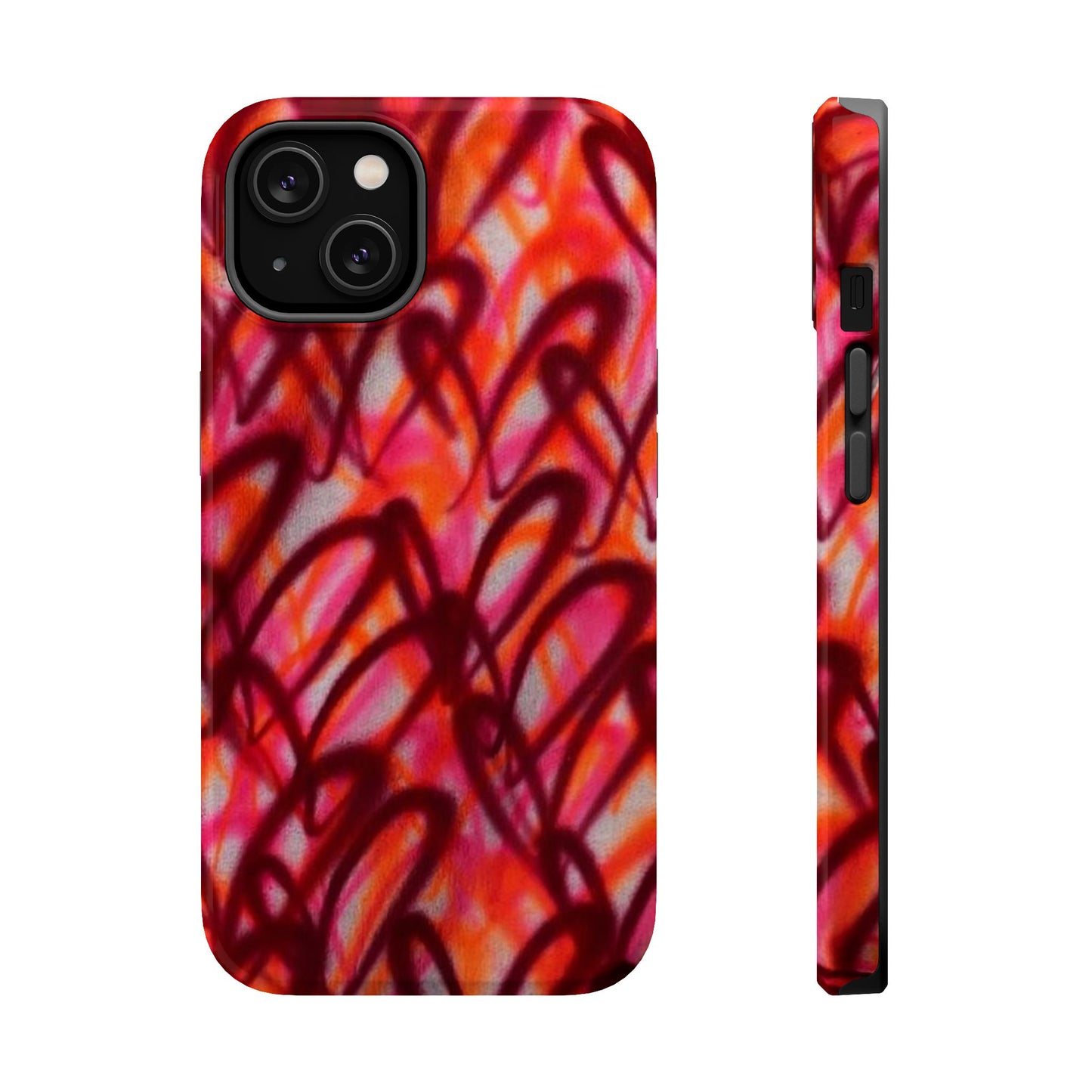 MagSafe „Graffiti Love“ Airbrush iPhone Hülle