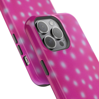 MagSafe "bubblegum polka dot" airbrush iPhone case