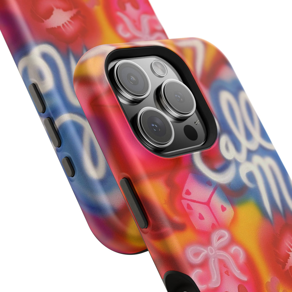 MagSafe "CALL ME!" airbrush iPhone case