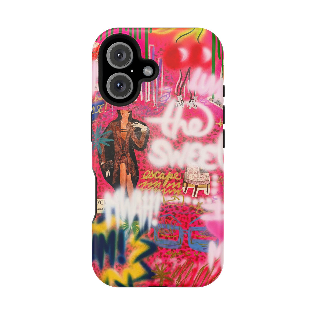 MagSafe "Sweet Escape" Airbrush iPhone Hülle