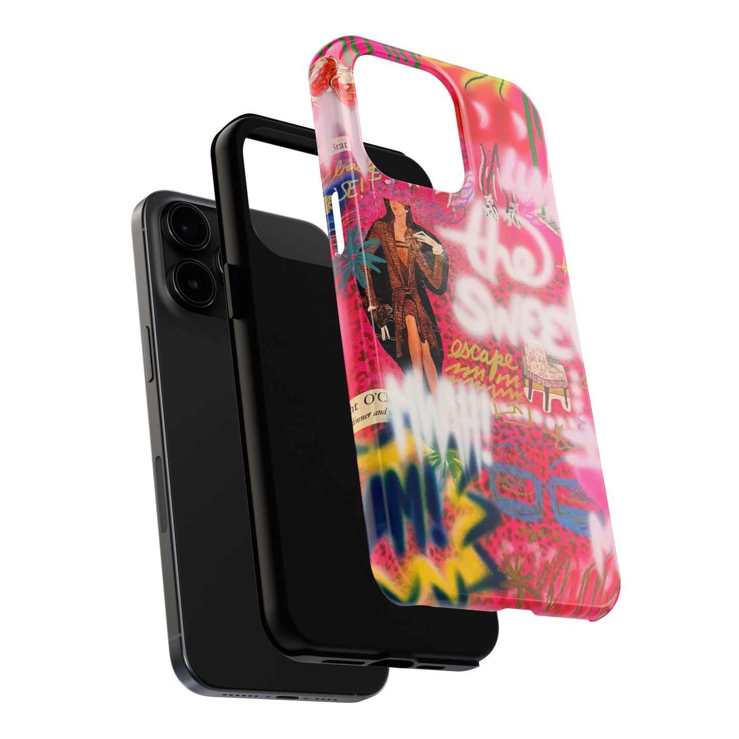 "sweet escape" airbrush iPhone case