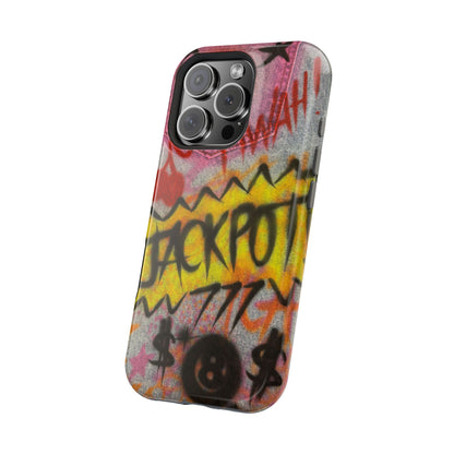 MagSafe "JACKPOT!" airbrush iPhone case
