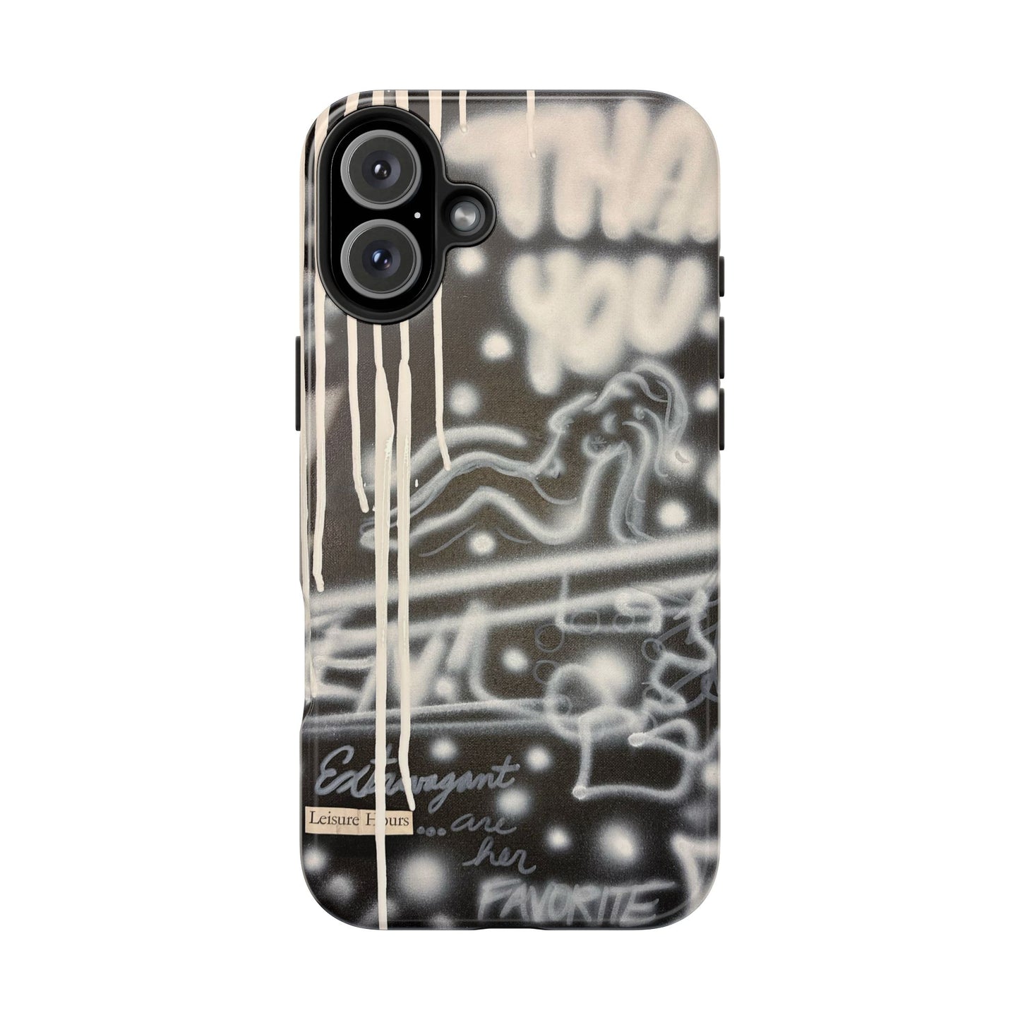 "extravagant leisure" airbrush iPhone case