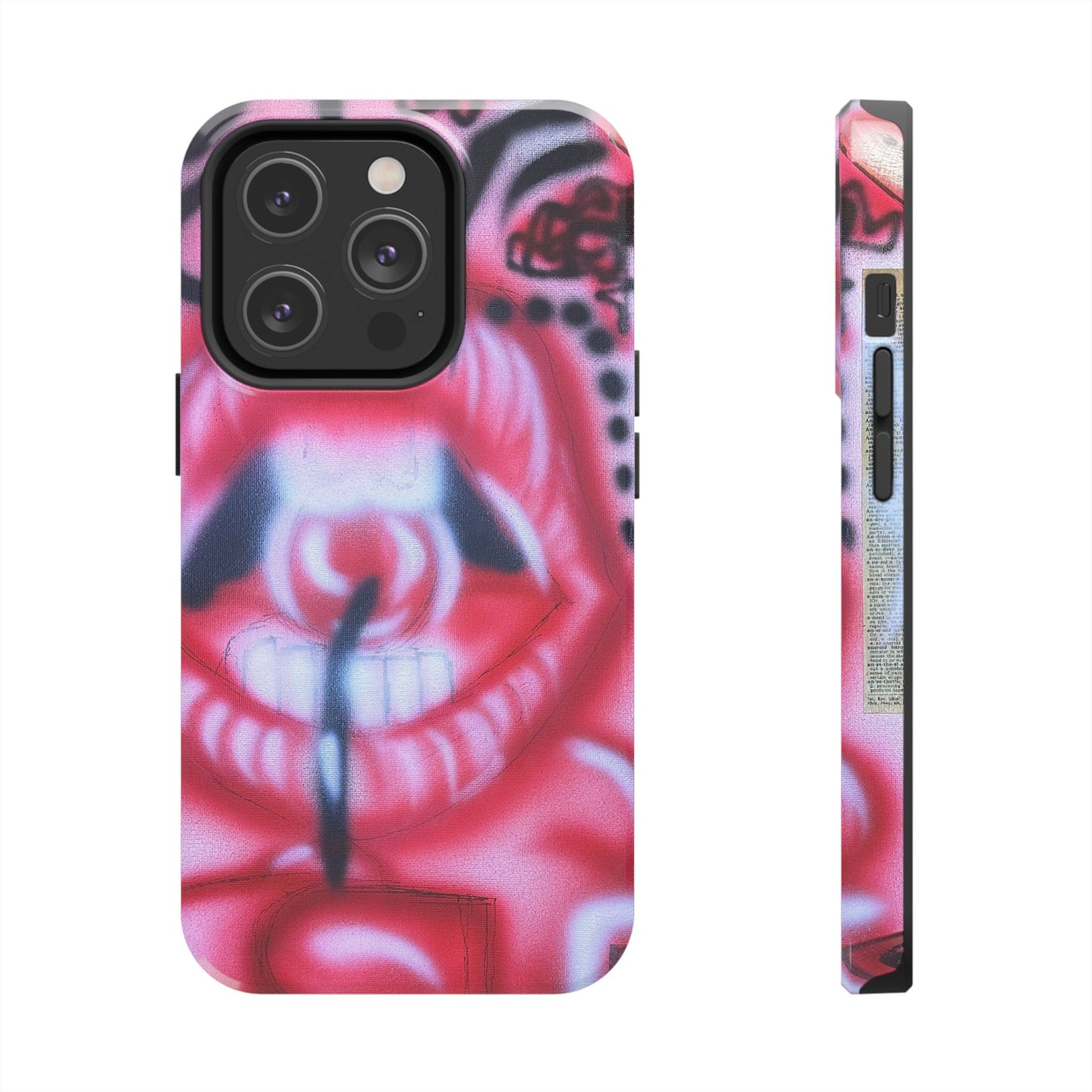 "be happy go lucky" airbrush iPhone case