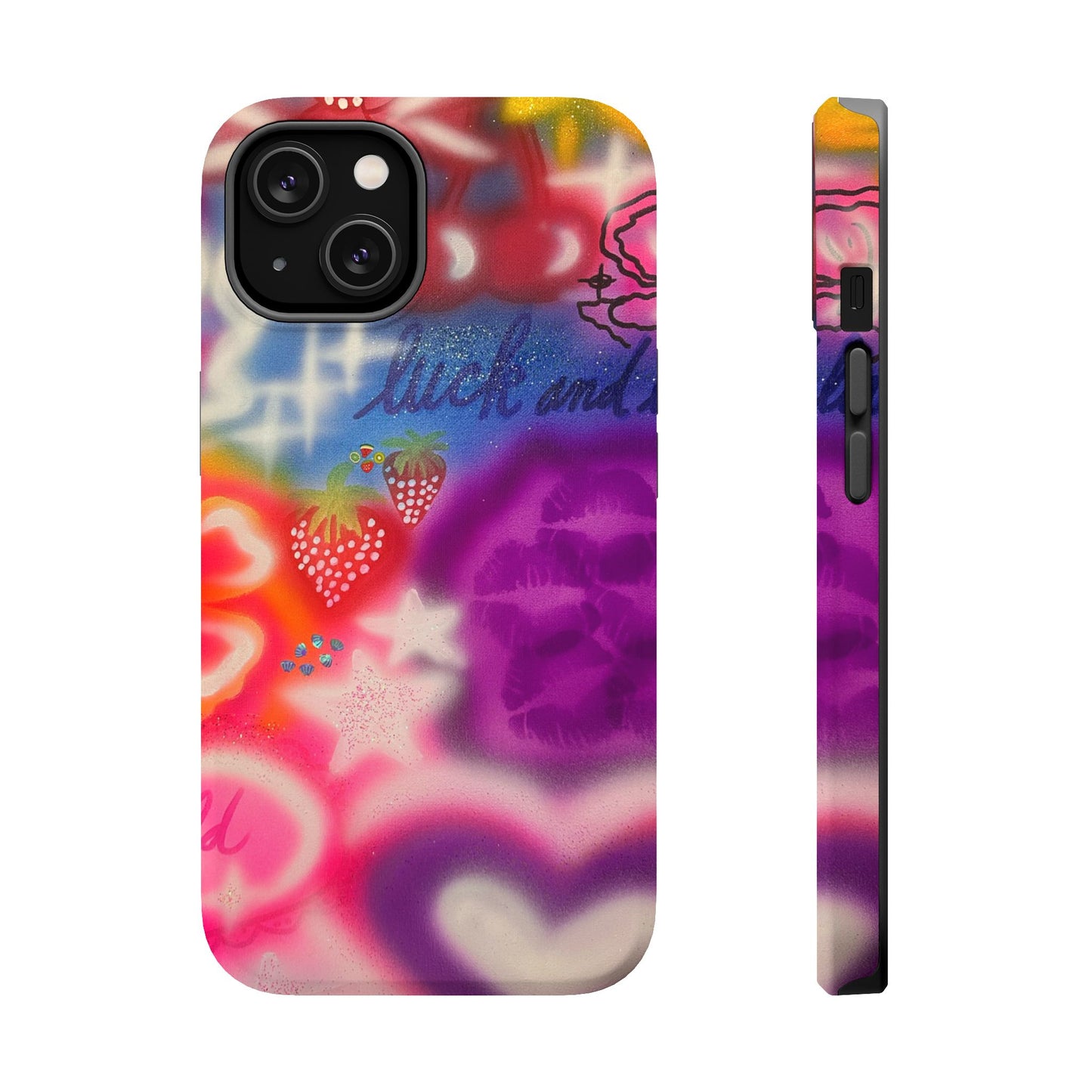 MagSafe „luck & luv pt. 2“ Airbrush iPhone Hülle