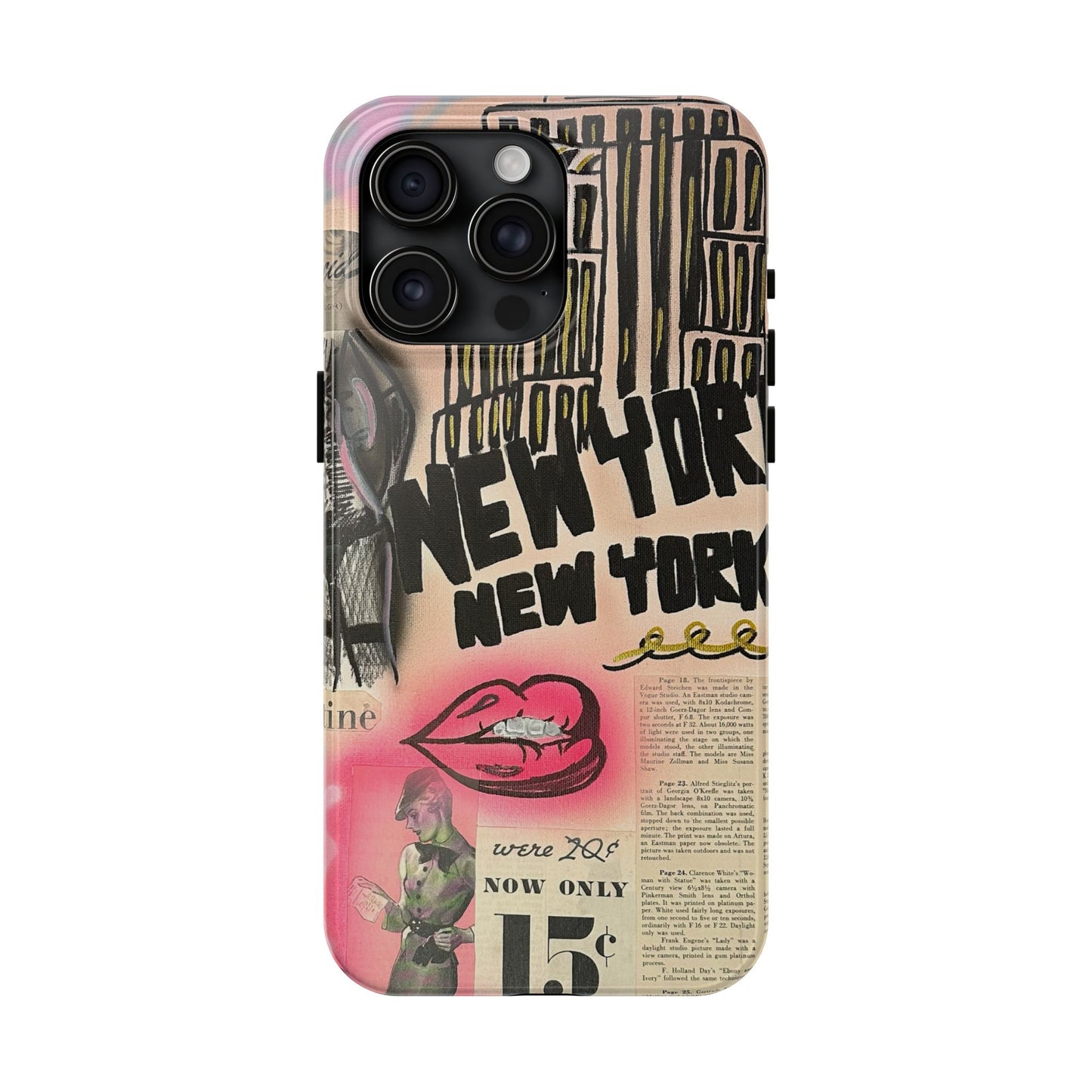 "new york, new york!" airbrush iPhone case