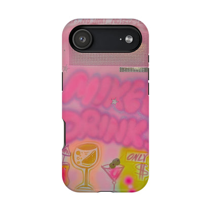MagSafe "mixed drinks" airbrush iPhone case