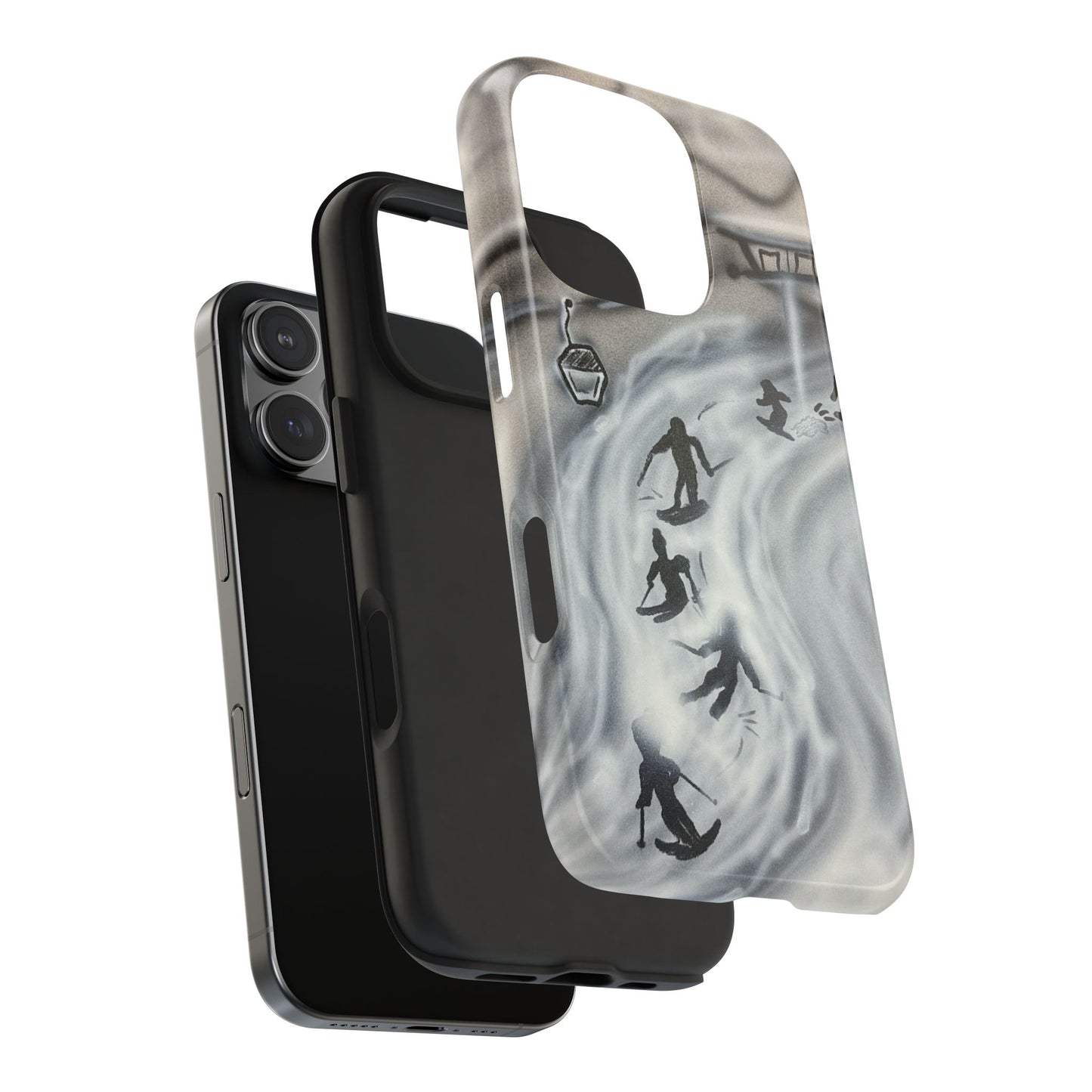 "arctic avalanche" airbrush iPhone case