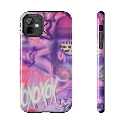 "mic check" airbrush iPhone case