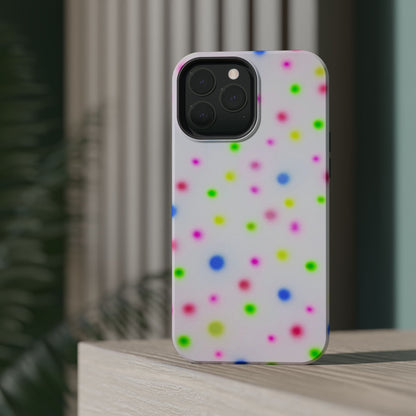 MagSafe "birthday cake polka dot" airbrush iPhone case