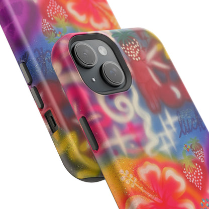 MagSafe „luck & luv“ Airbrush iPhone-Hülle