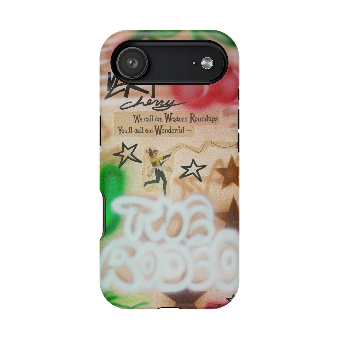 MagSafe "the rodeo" airbrush iPhone case