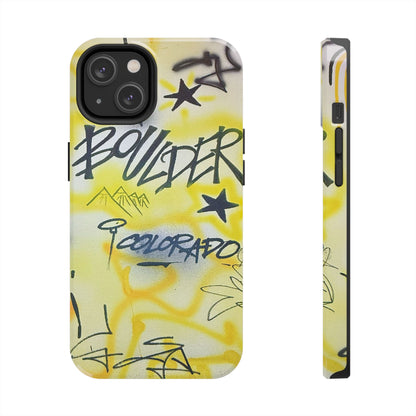 "boulder" airbrush iPhone case