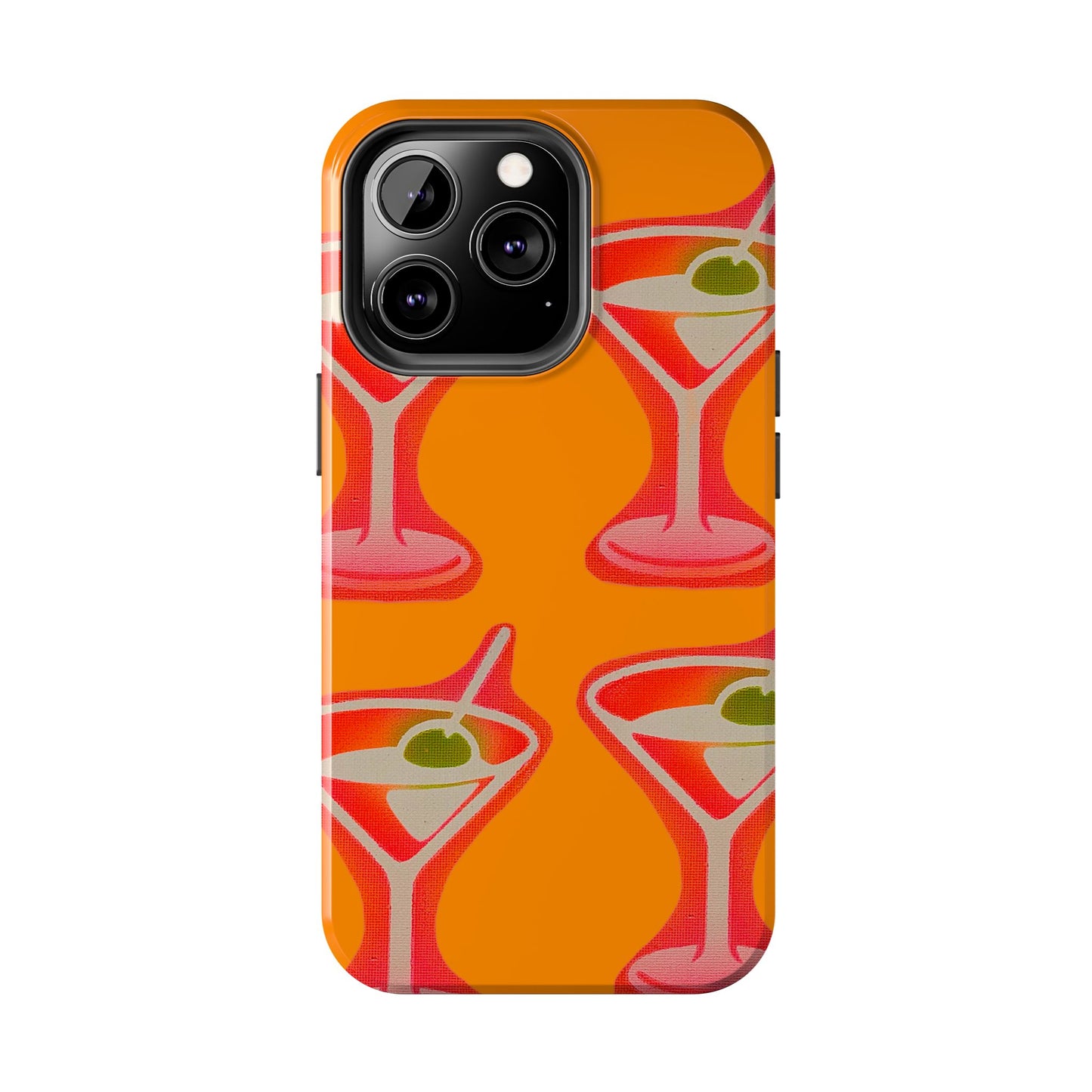 "shaken, not stirred” airbrush iPhone case