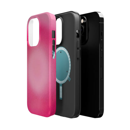 MagSafe "pinkberry" airbrush iPhone case