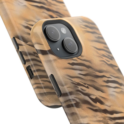 MagSafe "neutral tiger" airbrush iPhone case