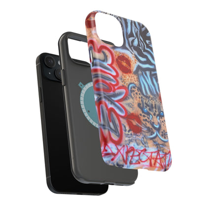MagSafe "exotic expectations" airbrush iPhone case