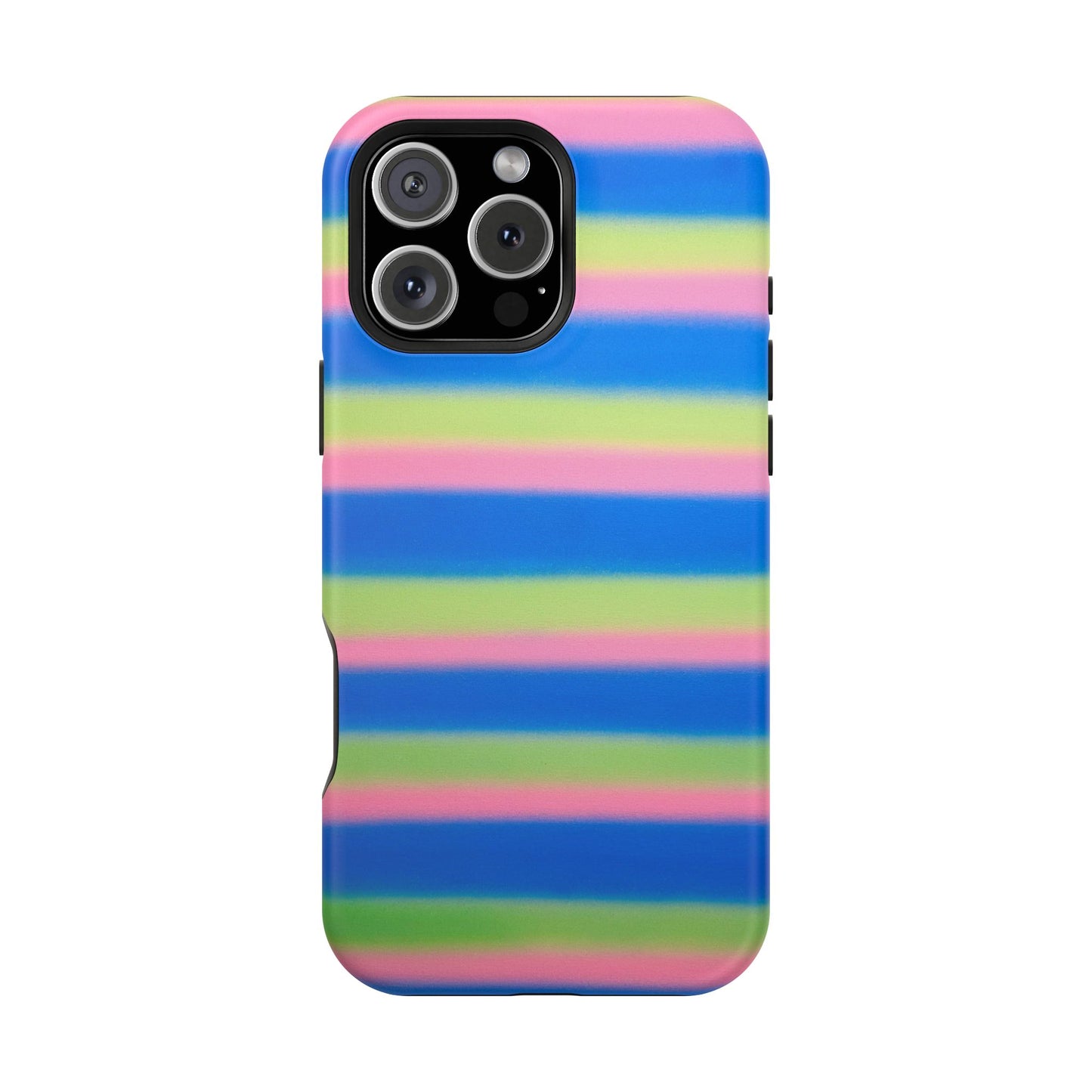 MagSafe "sherbet stripes" airbrush iPhone case