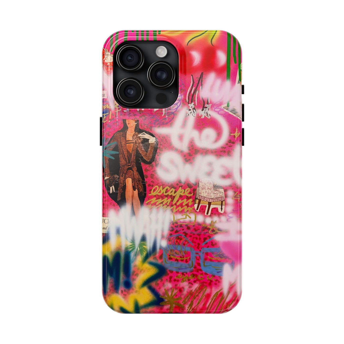 "sweet escape" airbrush iPhone case