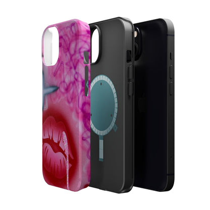 MagSafe limited edition "glitter aura" airbrush iPhone case