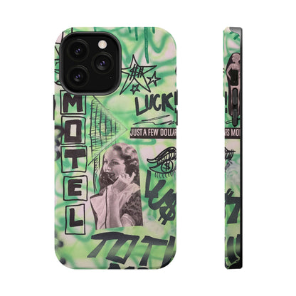 MagSafe "lust over luck" airbrush iPhone case