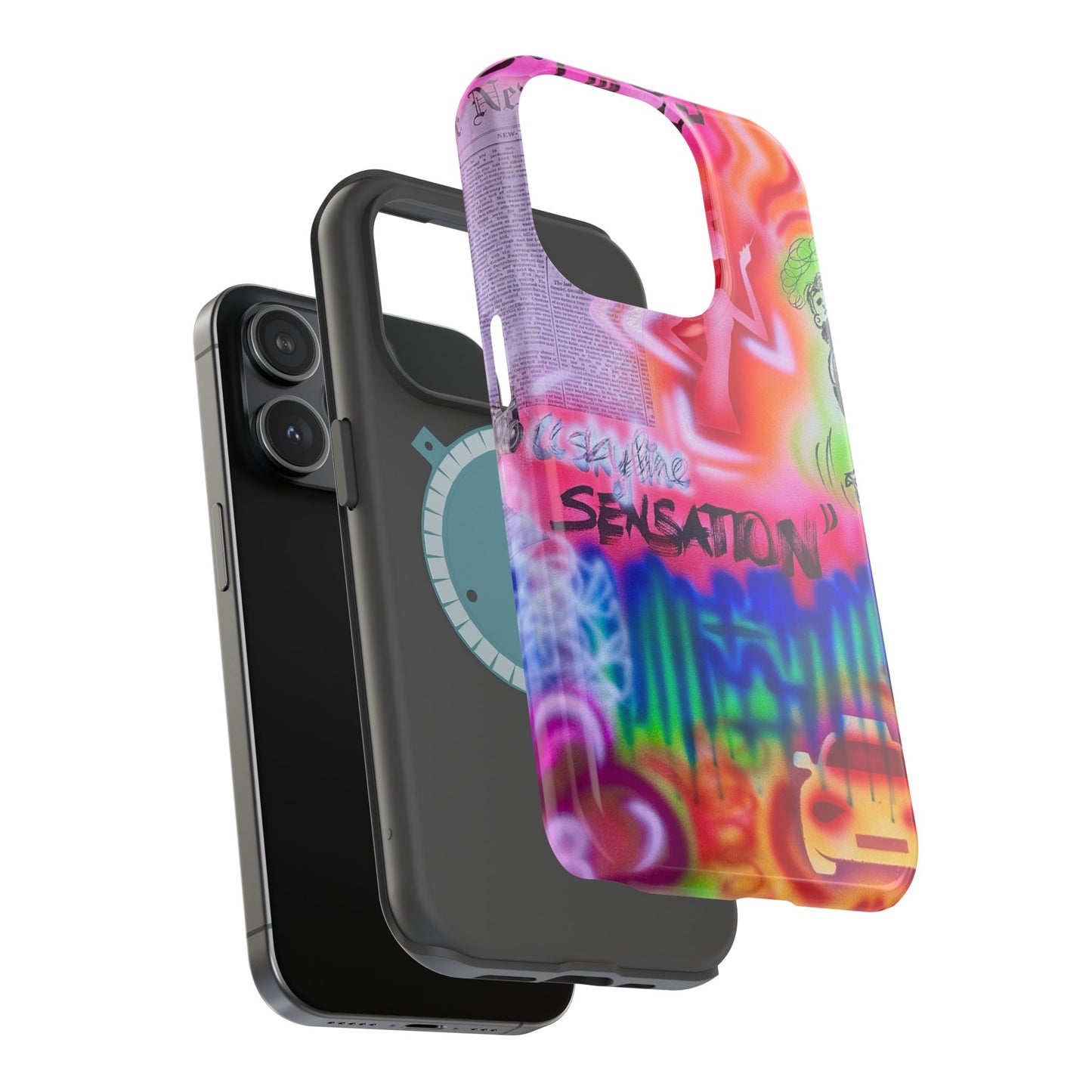MagSafe "skyline sensation" airbrush iPhone case