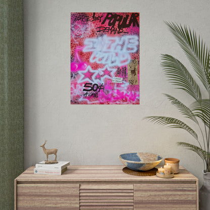 "in the wild" airbrush rolled print