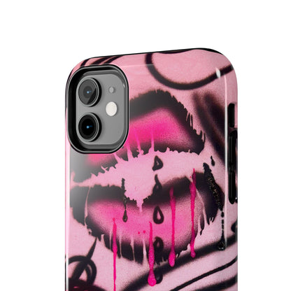 "glossy pout" airbrush iPhone case