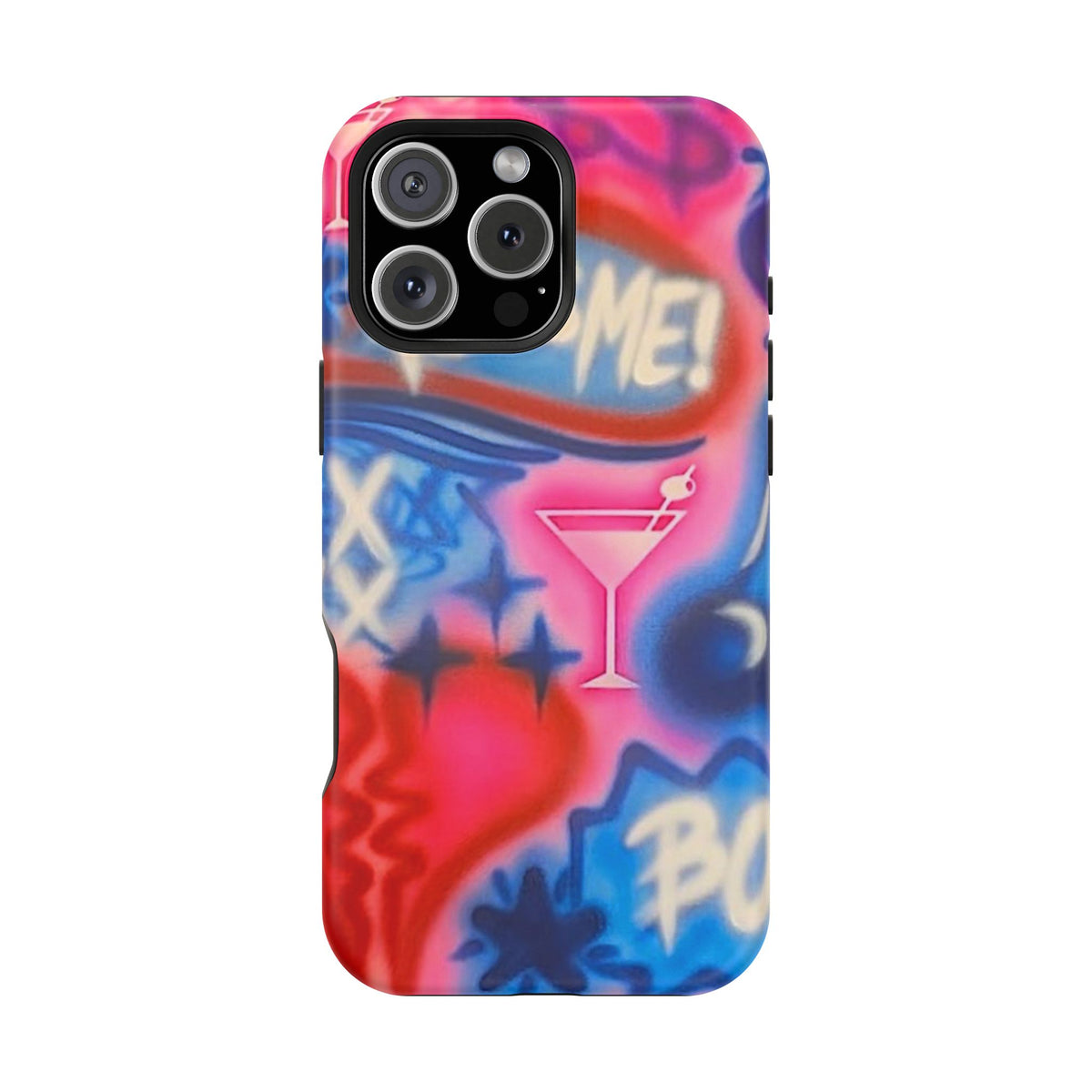 MagSafe "kiss me pt. 2" Airbrush iPhone Hülle