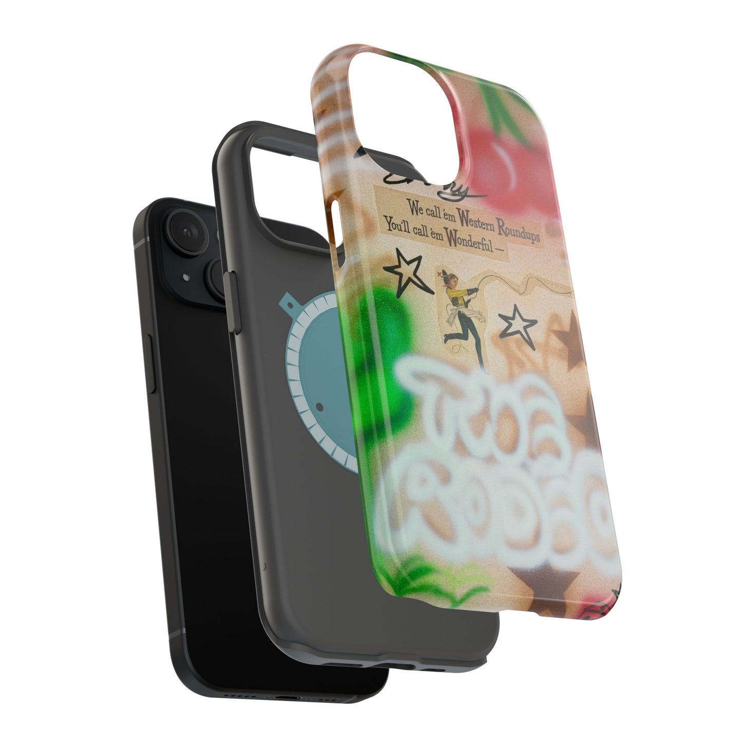 MagSafe "the rodeo" airbrush iPhone case